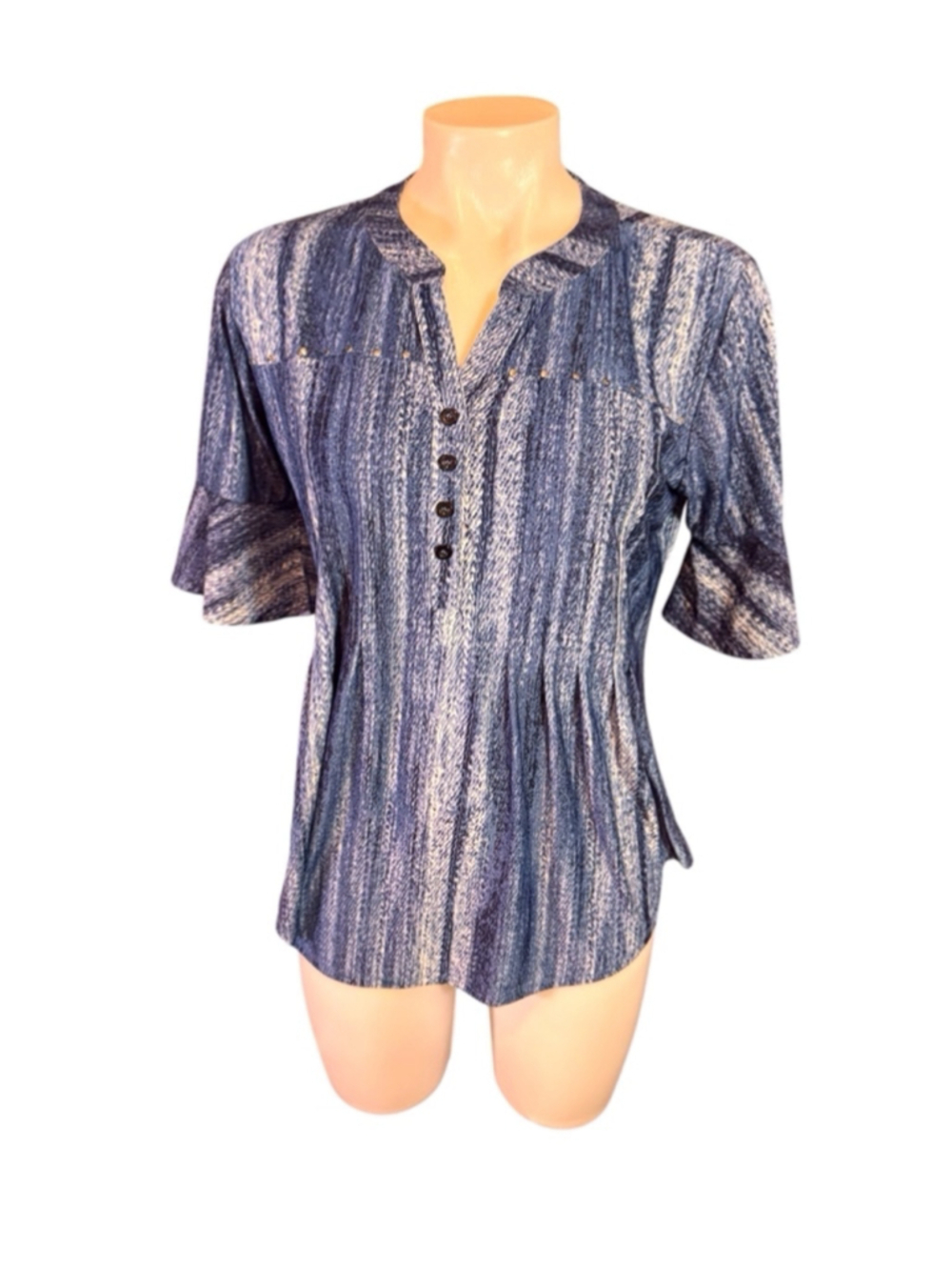Women's Shannon Ford Blouse, M, Blue wm9